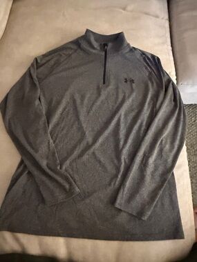 Under Armour Dark Gray Half-Zip Pullover